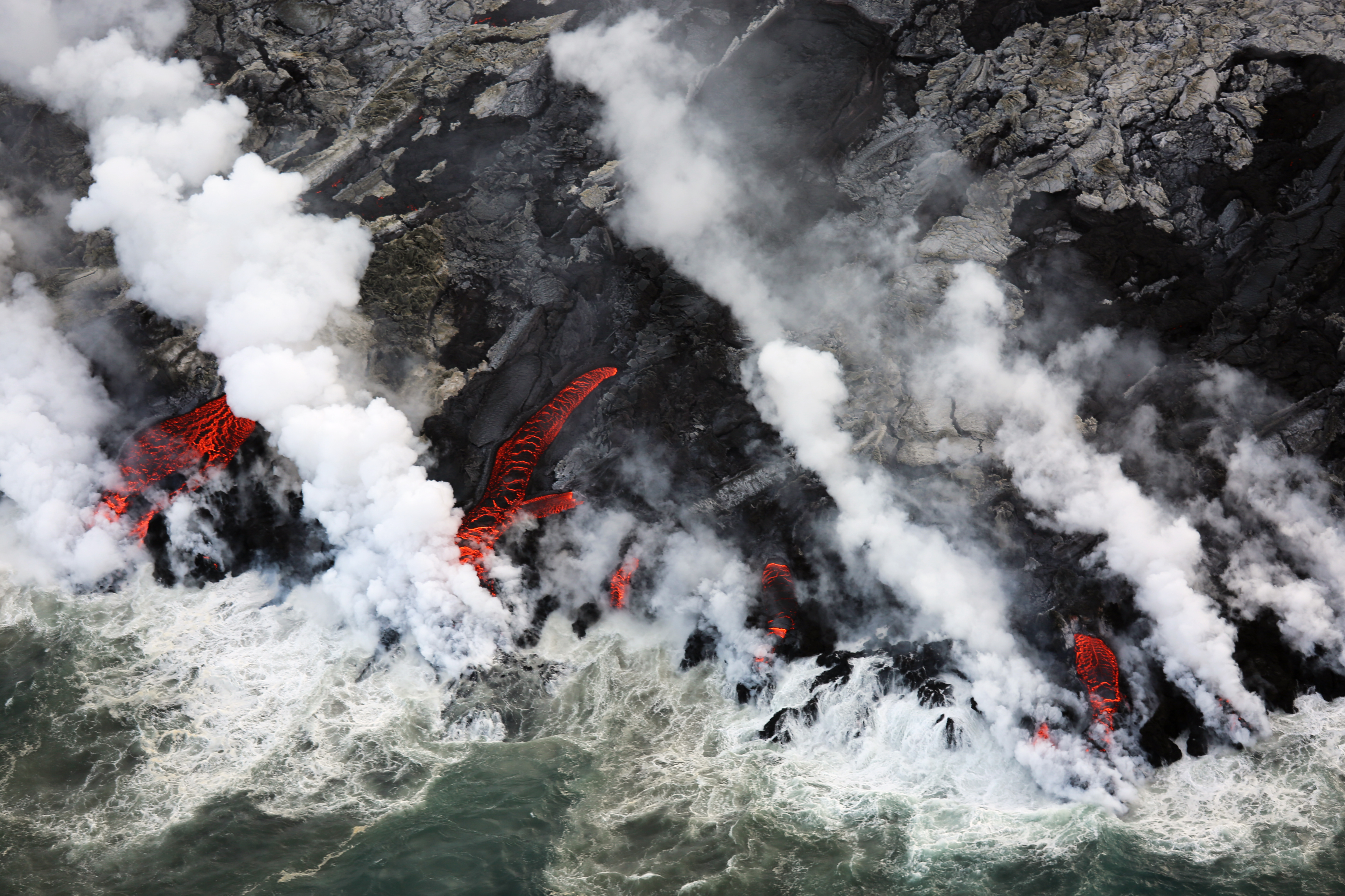Geology lava flow